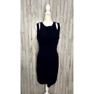 Sequin Hearts Women's Navy Blue Sleeveless Sheath Dress Size 9‎